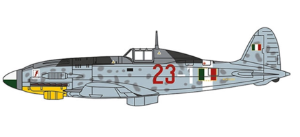 Macchi C-205 Veltro - 1L.Gorrini, 1 Squadriglia, 1 Gruppo Caccia, 1944